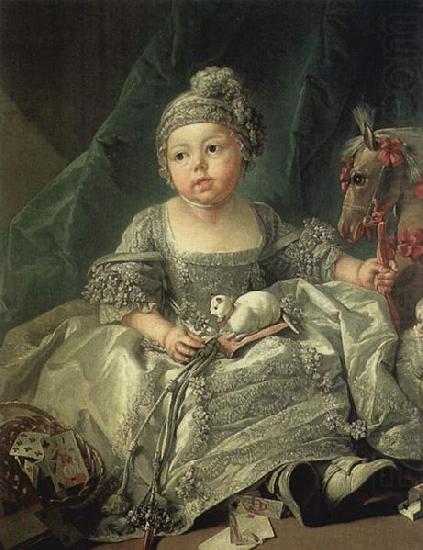 Francois Boucher Portrait of Louis Philippe of Orleans as a child china oil painting image